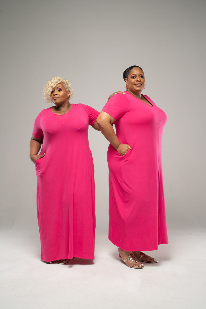 open lace back dress She Comfy Plus Size Maxi Dress